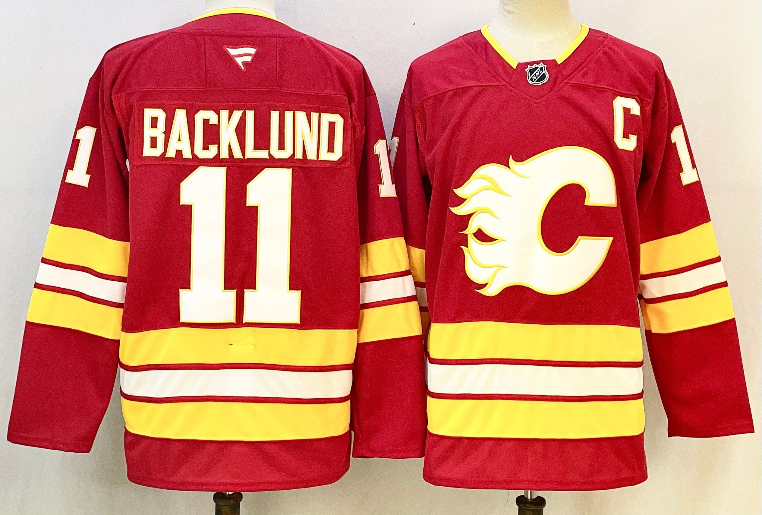 Men Calgary Flames #11 Backlund Red 2026 Adidias NHL Jersey style 001